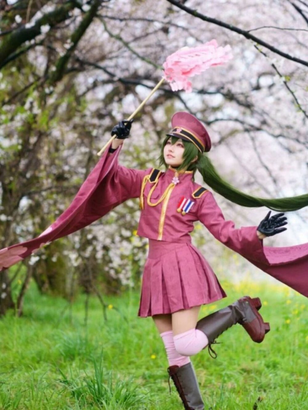 Hatsune Miku Senbonzakura Full Cosplay Outfit Costume Set